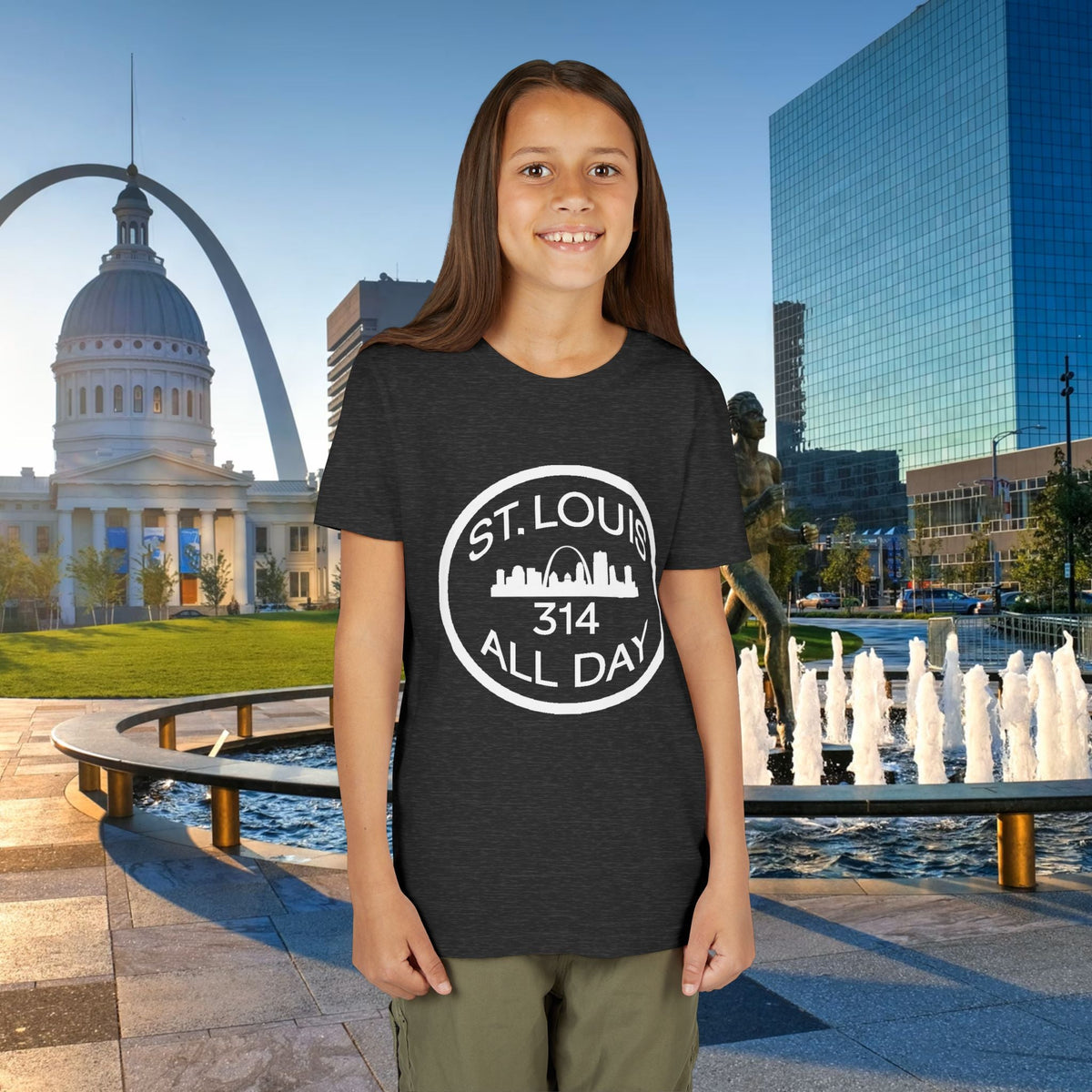 St Louis 314 All Day Youth Tee - 314 Originals