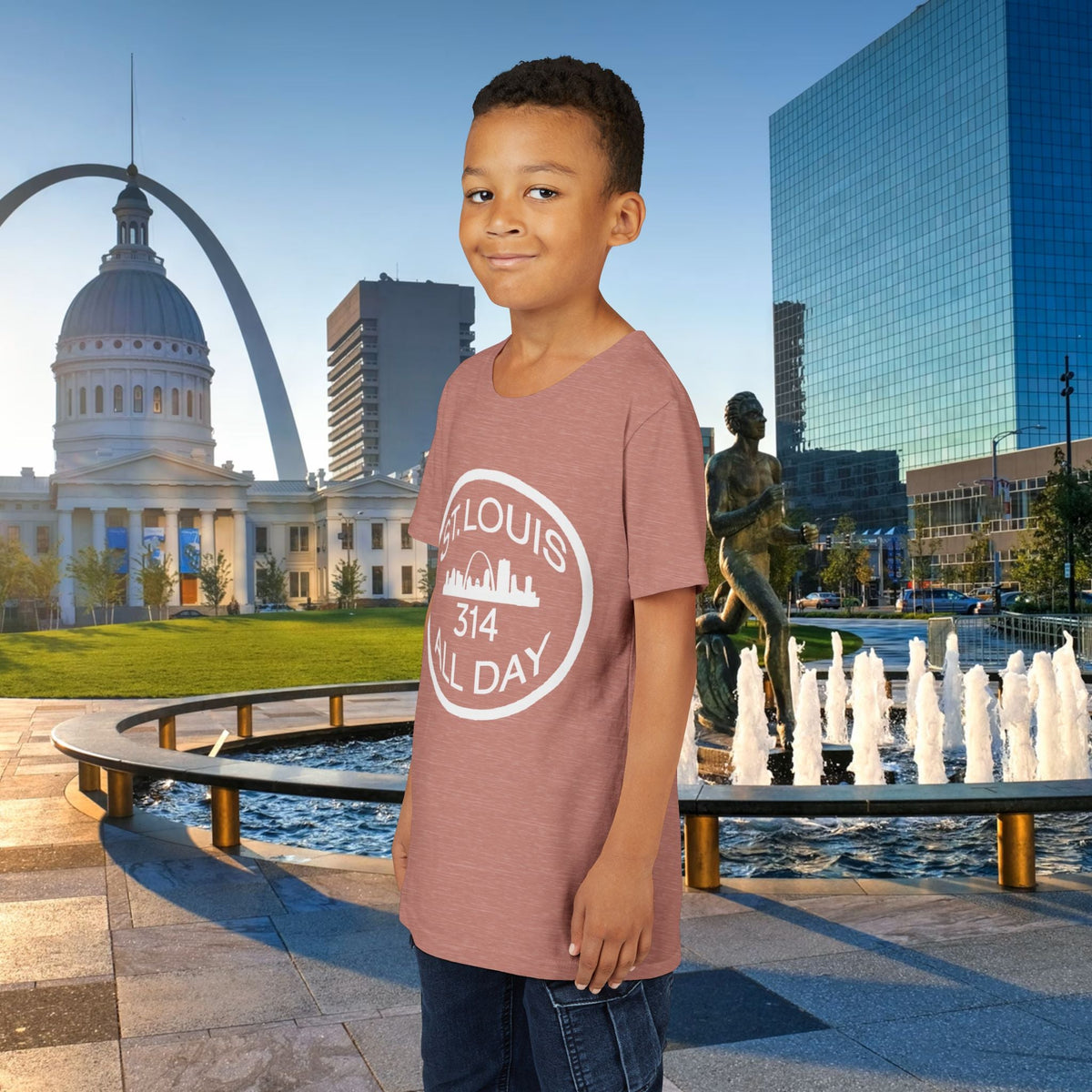 St Louis 314 All Day Youth Tee - 314 Originals