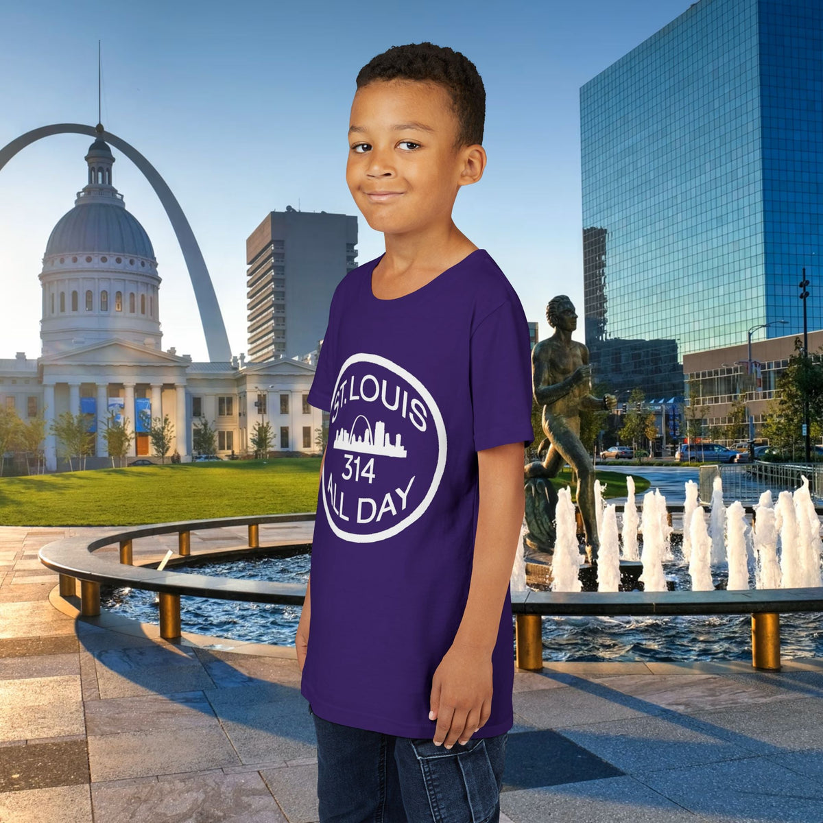 St Louis 314 All Day Youth Tee - 314 Originals