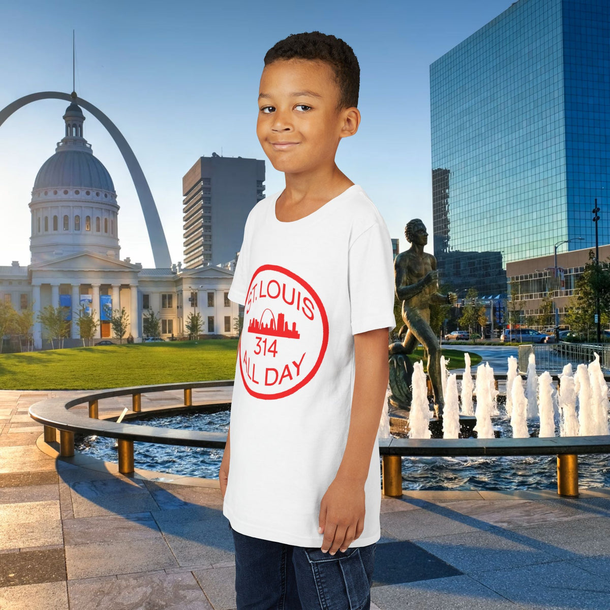 St Louis 314 All Day Youth Tee - 314 Originals