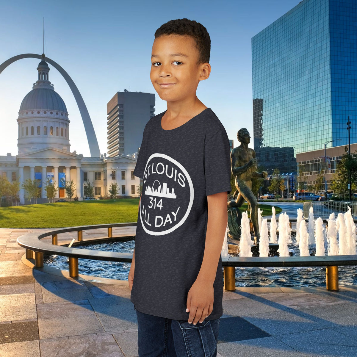 St Louis 314 All Day Youth Tee - 314 Originals