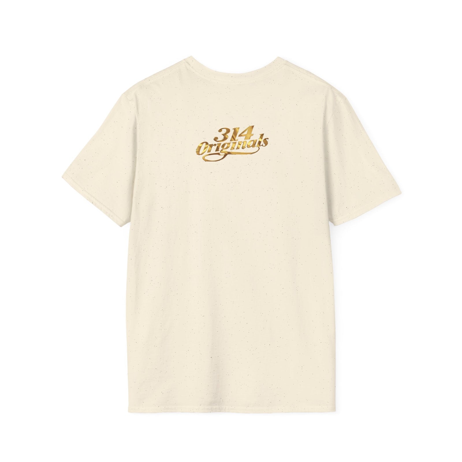 St. Louis Arch Skyline Tee — Born Hustler Front, 314 Originals Back - 314 Originals
