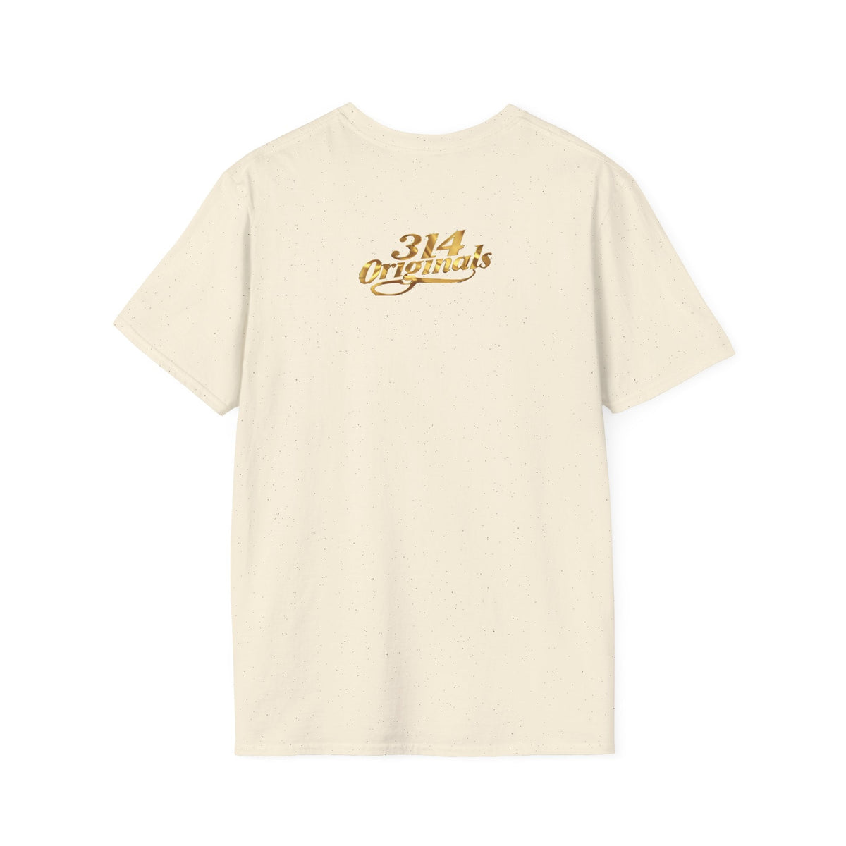 St. Louis Arch Skyline Tee — Born Hustler Front, 314 Originals Back - 314 Originals