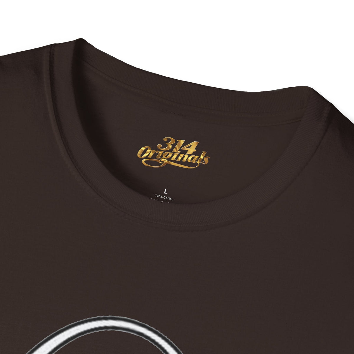 St. Louis Arch Skyline Tee — Born Hustler Front, 314 Originals Back - 314 Originals