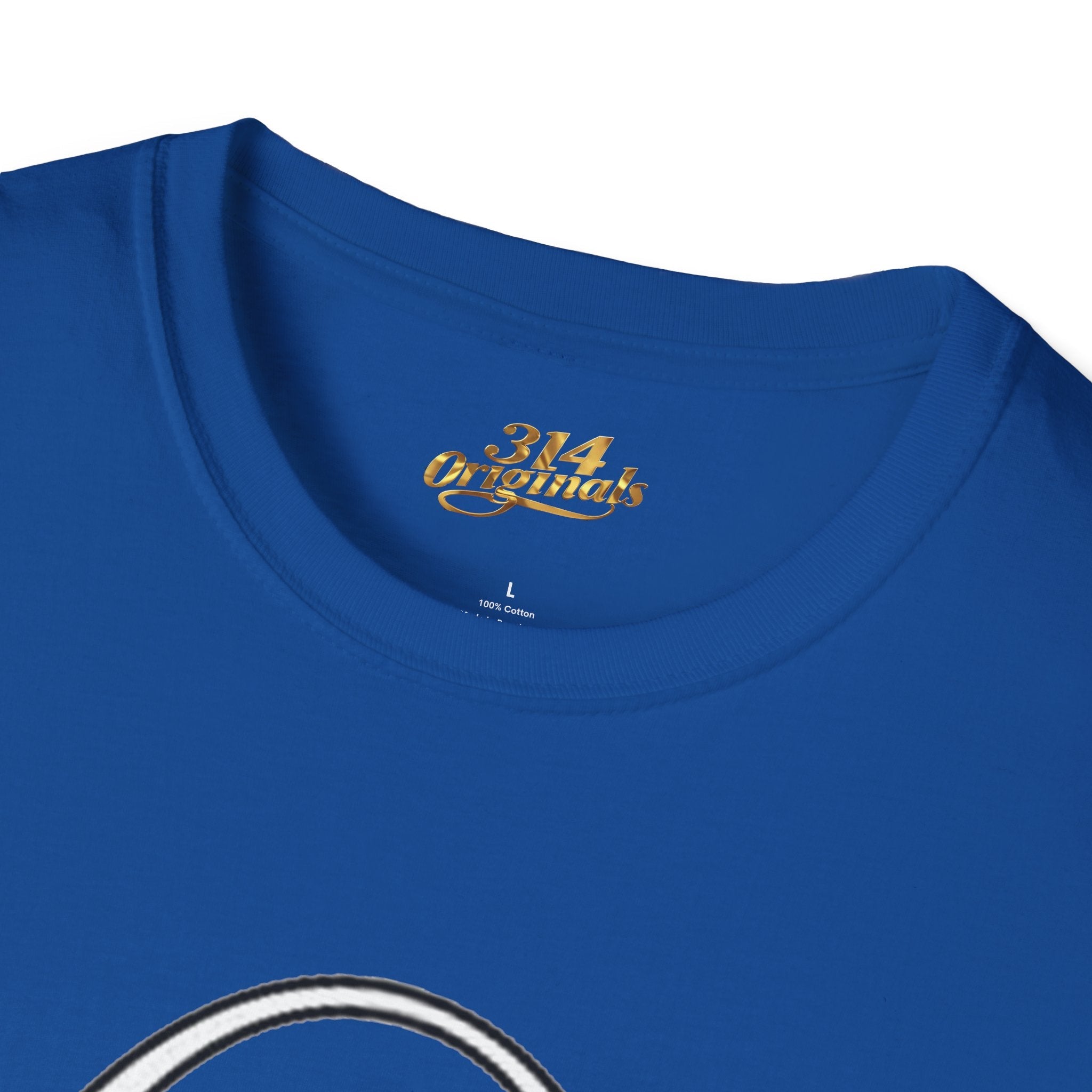 St. Louis Arch Skyline Tee — Born Hustler Front, 314 Originals Back - 314 Originals