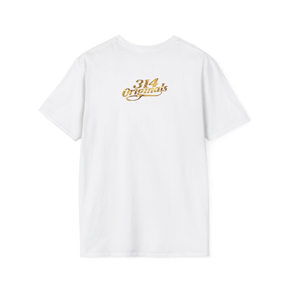 St. Louis Arch Skyline Tee — Born Hustler Front, 314 Originals Back - 314 Originals