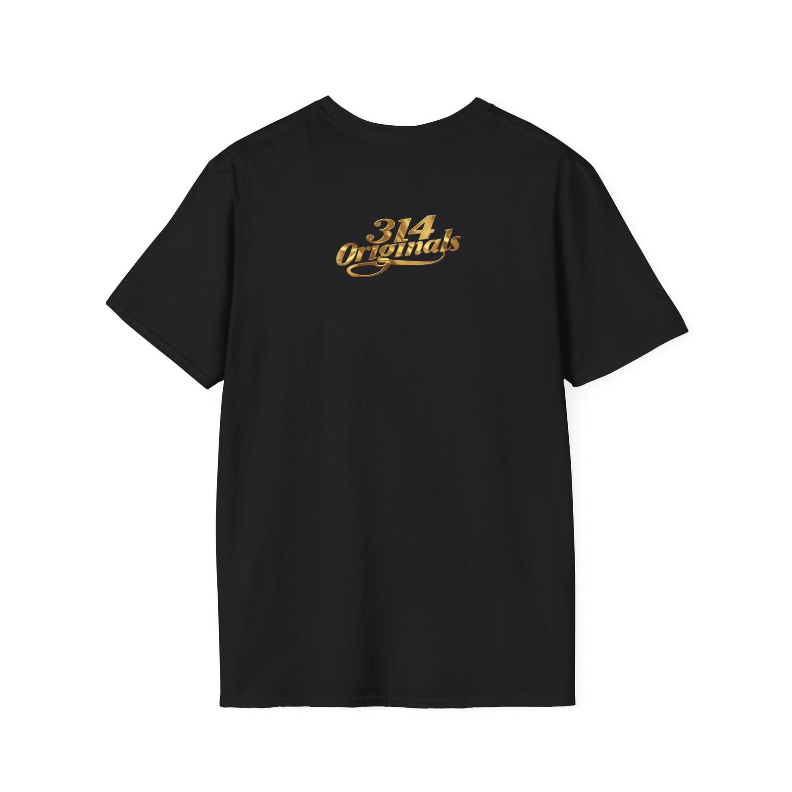 St. Louis Arch Skyline Tee — Born Hustler Front, 314 Originals Back - 314 Originals