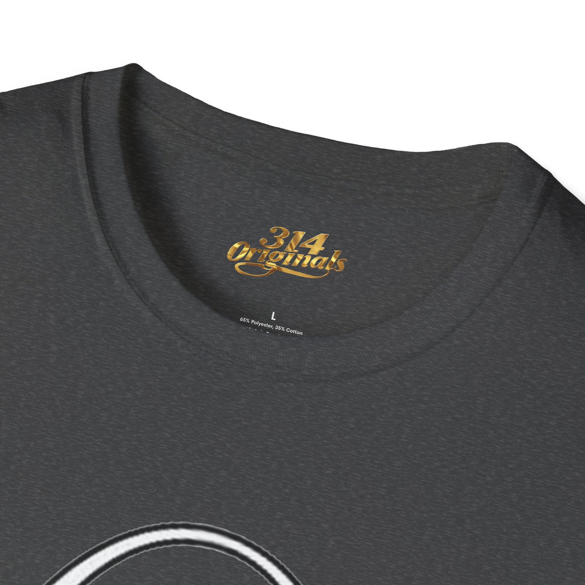 St. Louis Arch Skyline Tee — Born Hustler Front, 314 Originals Back - 314 Originals