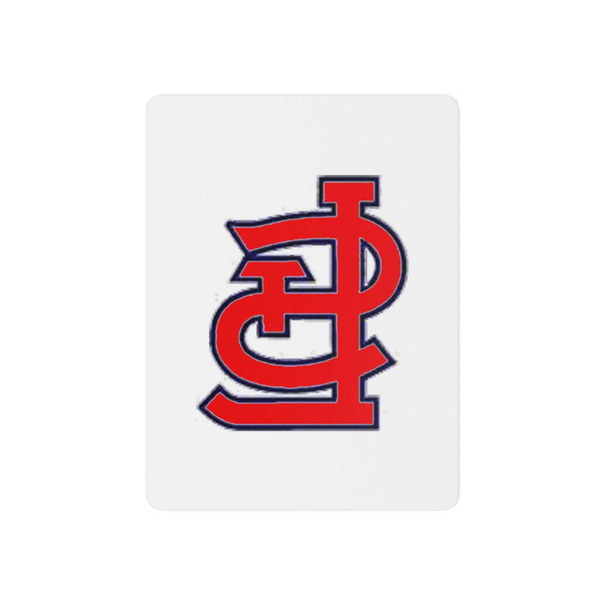 St. Louis Red Monogram Temporary Tattoo - 314 Originals
