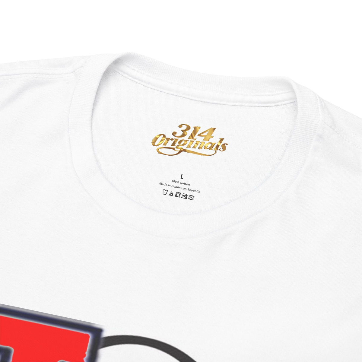 St. Louis Skyline Tee — Red STL Lettering Graphic T-Shirt - 314 Originals
