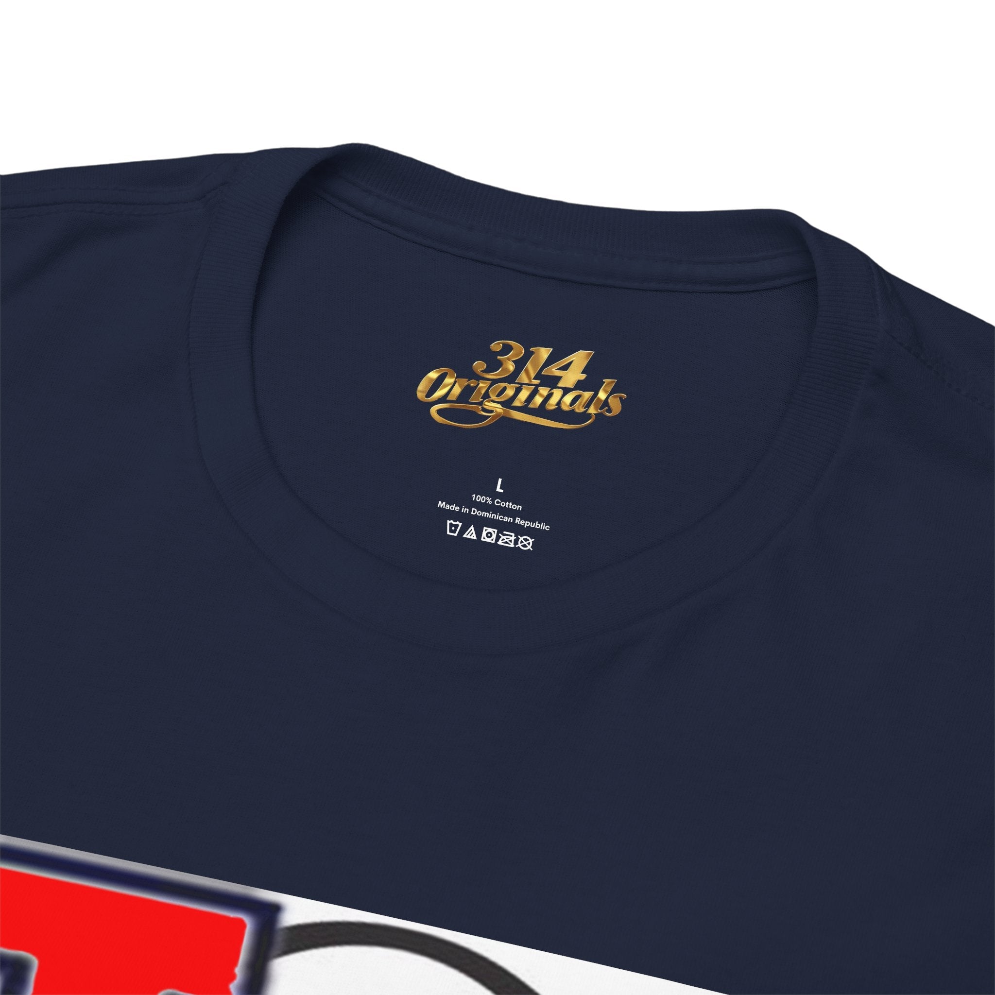 St. Louis Skyline Tee — Red STL Lettering Graphic T-Shirt - 314 Originals