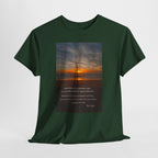 Sunset Beach Quote T‑Shirt — Inspirational Ocean Sunrise Tee - 314 Originals