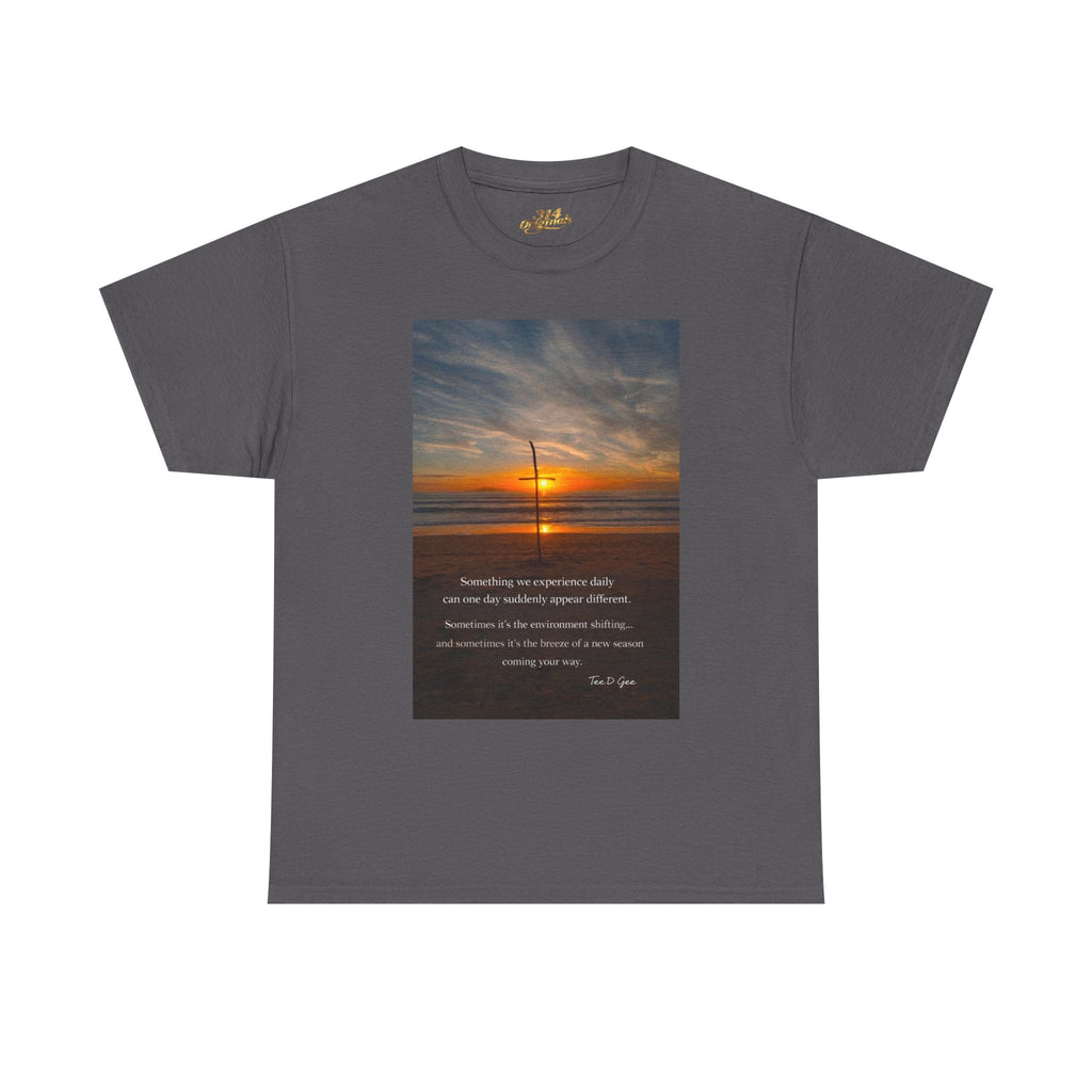 Sunset Beach Quote T‑Shirt — Inspirational Ocean Sunrise Tee - 314 Originals