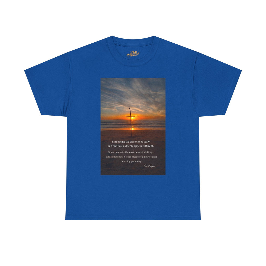Sunset Beach Quote T‑Shirt — Inspirational Ocean Sunrise Tee - 314 Originals