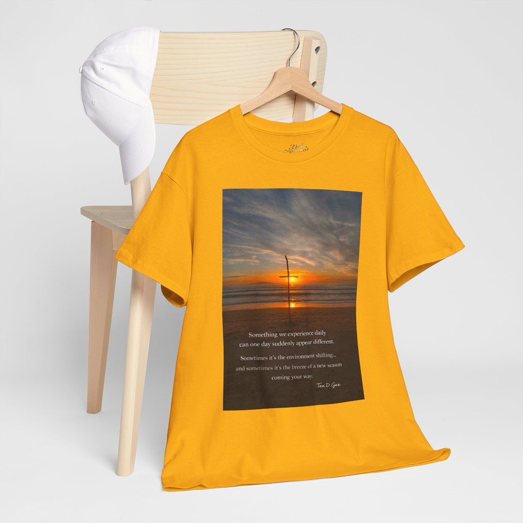 Sunset Beach Quote T‑Shirt — Inspirational Ocean Sunrise Tee - 314 Originals