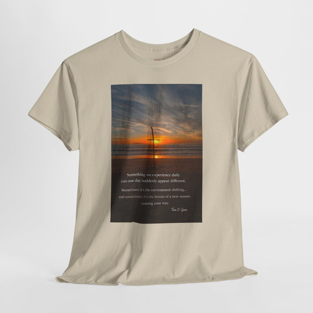 Sunset Beach Quote T‑Shirt — Inspirational Ocean Sunrise Tee - 314 Originals