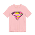 Super Sassy Tee — Pink & Yellow S Badge Graphic T-Shirt - 314 Originals