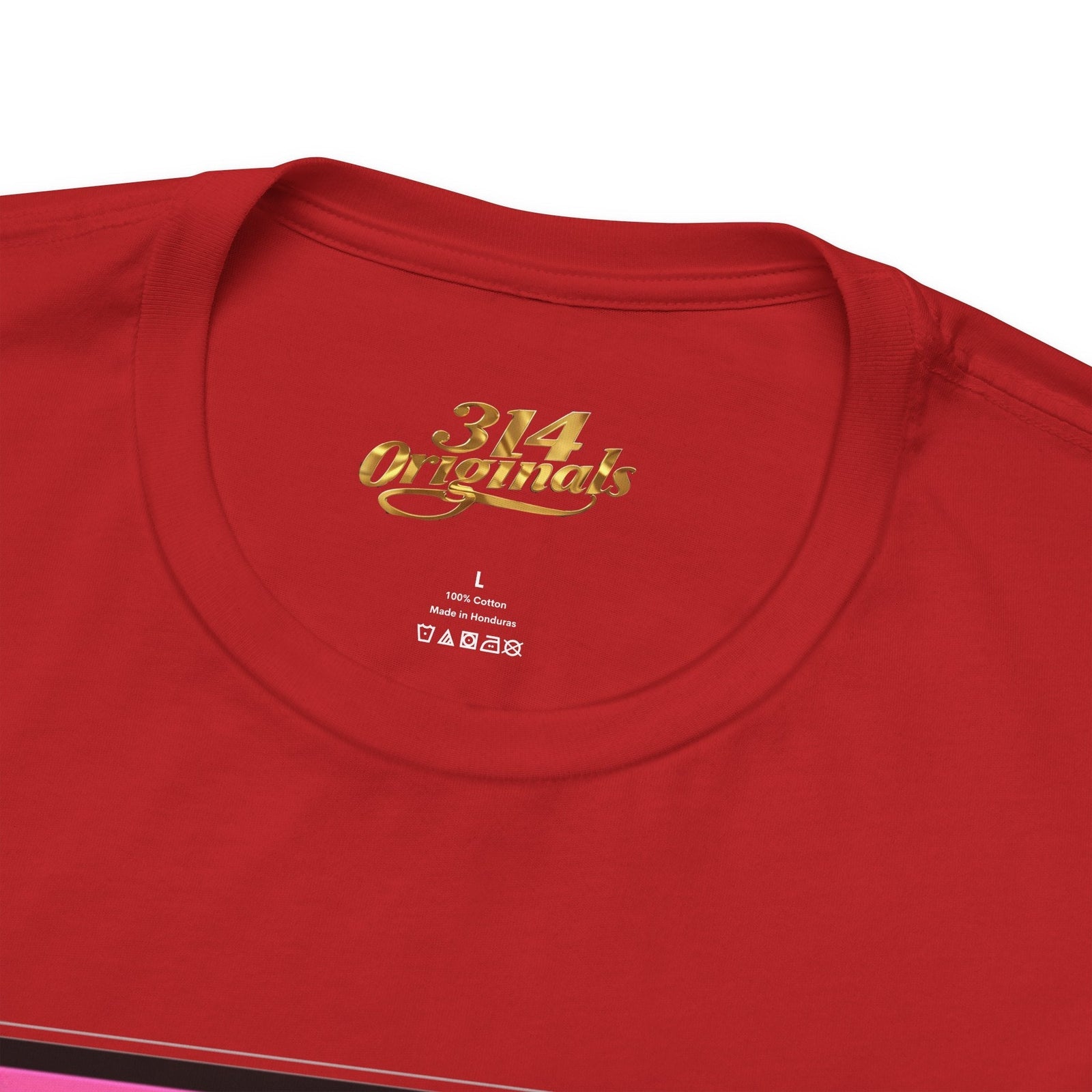 Super Sassy Tee — Pink & Yellow S Badge Graphic T-Shirt - 314 Originals