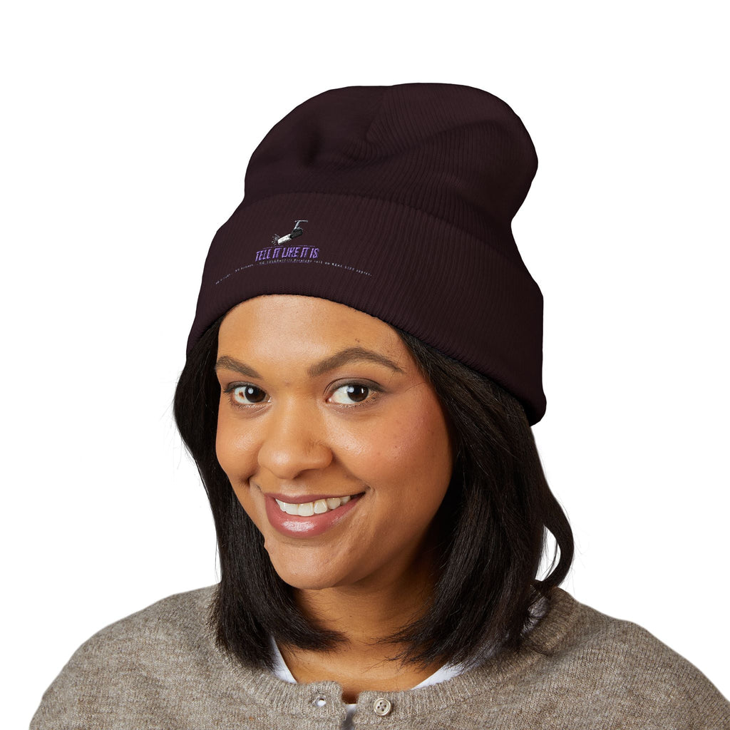 Tell It like It Is -Embroidered Classic Cuffed Beanie - 314 Originals