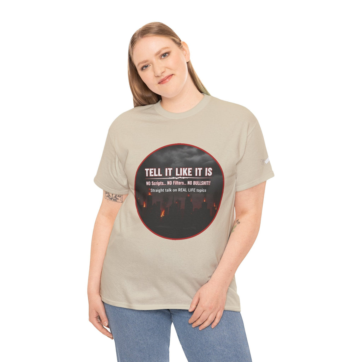 Tell It Like It Is Podcast — Bold City Skyline Statement T-Shirt - 314 Originals