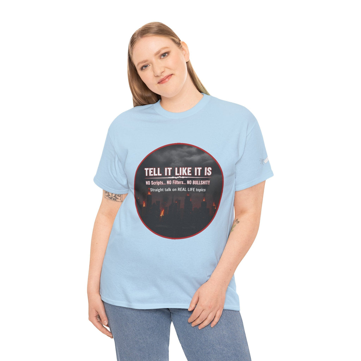 Tell It Like It Is Podcast — Bold City Skyline Statement T-Shirt - 314 Originals