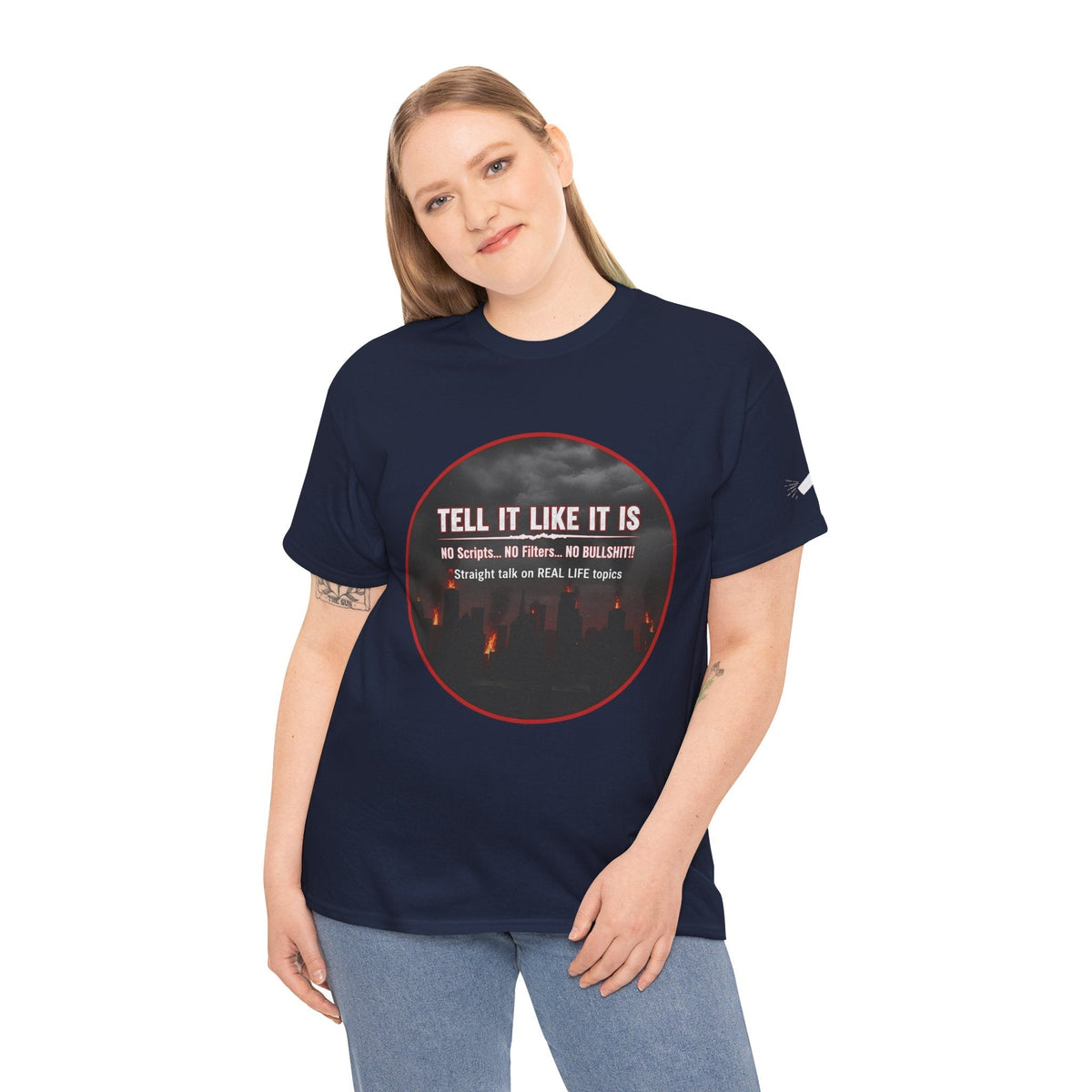 Tell It Like It Is Podcast — Bold City Skyline Statement T-Shirt - 314 Originals