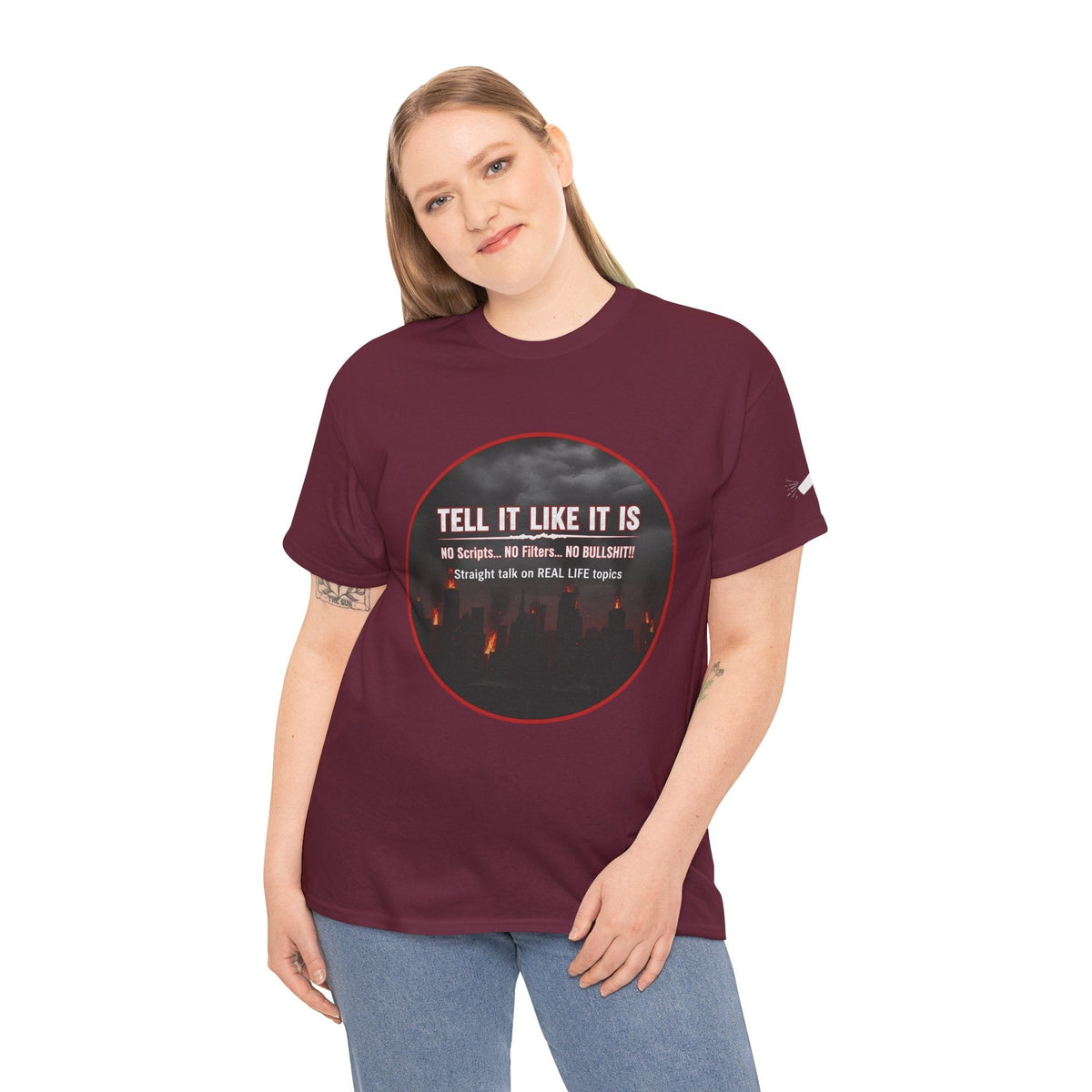 Tell It Like It Is Podcast — Bold City Skyline Statement T-Shirt - 314 Originals