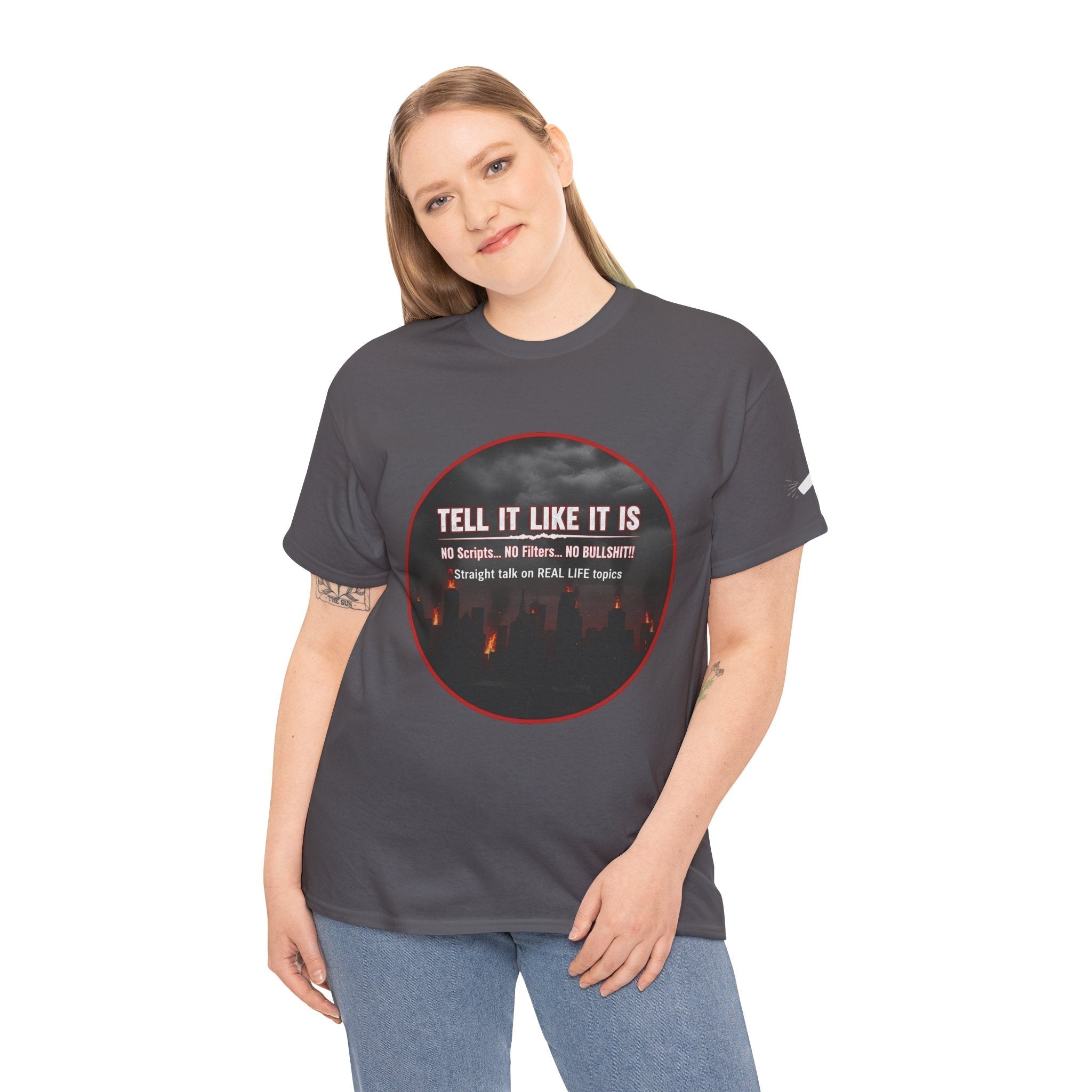 Tell It Like It Is Podcast — Bold City Skyline Statement T-Shirt - 314 Originals