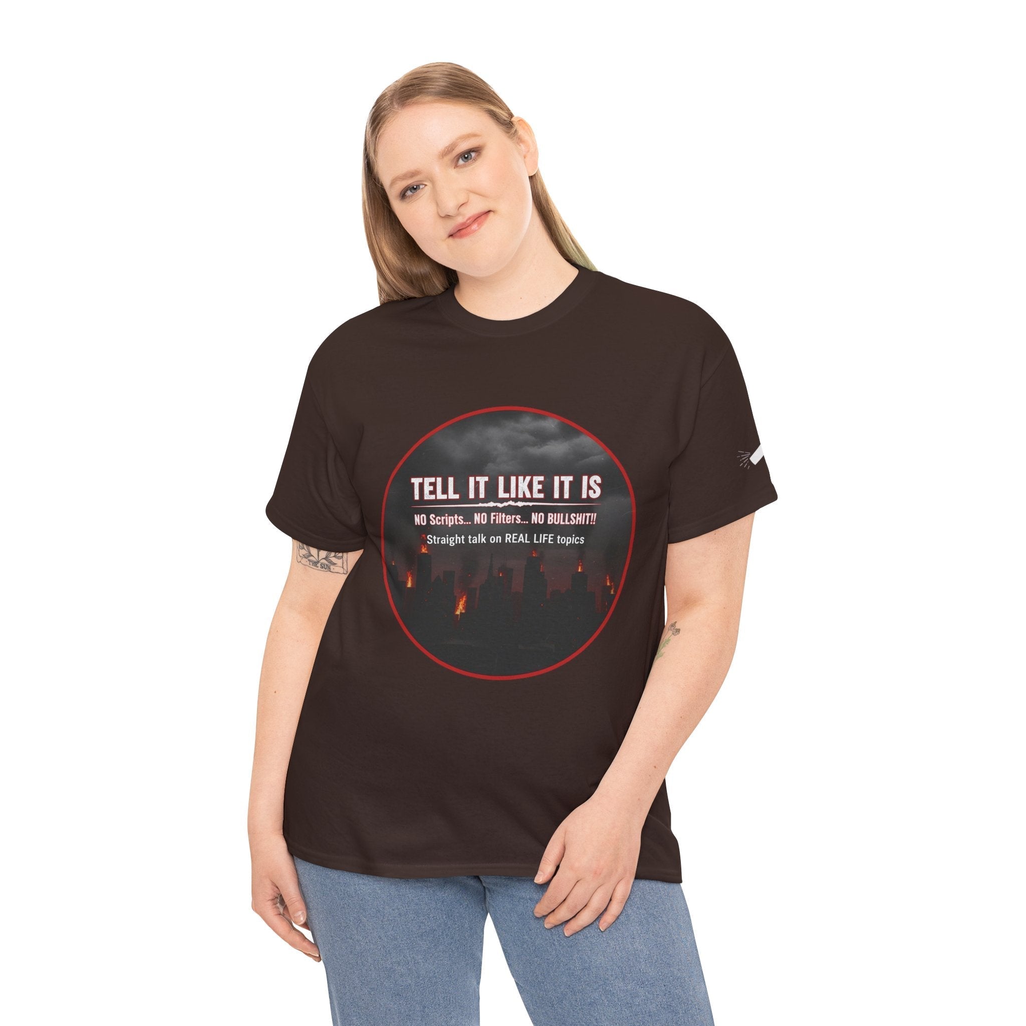 Tell It Like It Is Podcast — Bold City Skyline Statement T-Shirt - 314 Originals