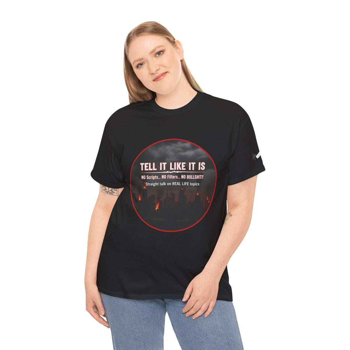 Tell It Like It Is Podcast — Bold City Skyline Statement T-Shirt - 314 Originals