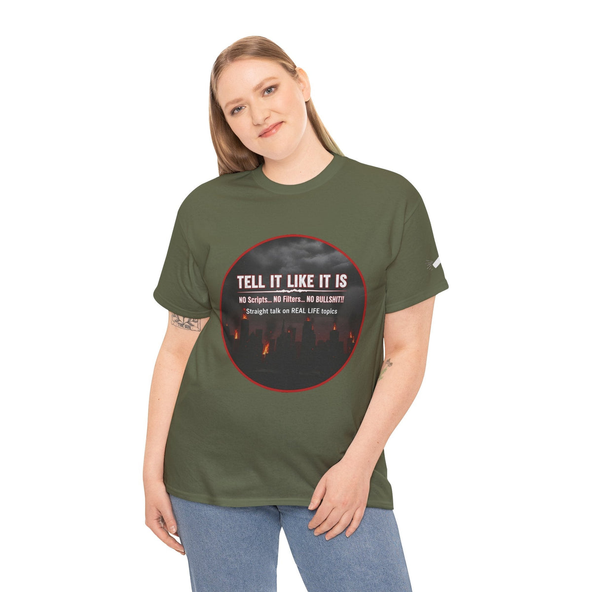 Tell It Like It Is Podcast — Bold City Skyline Statement T-Shirt - 314 Originals