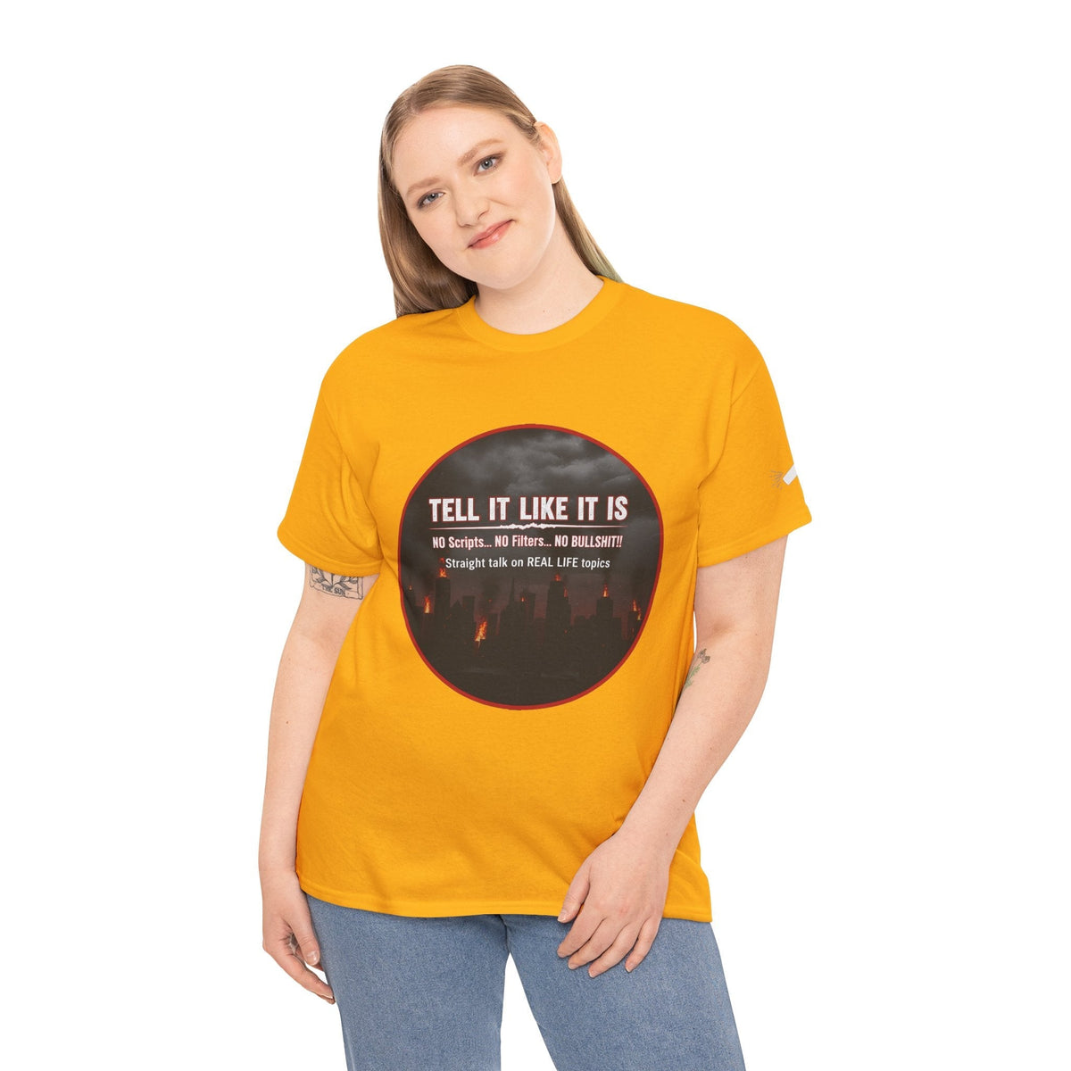 Tell It Like It Is Podcast — Bold City Skyline Statement T-Shirt - 314 Originals