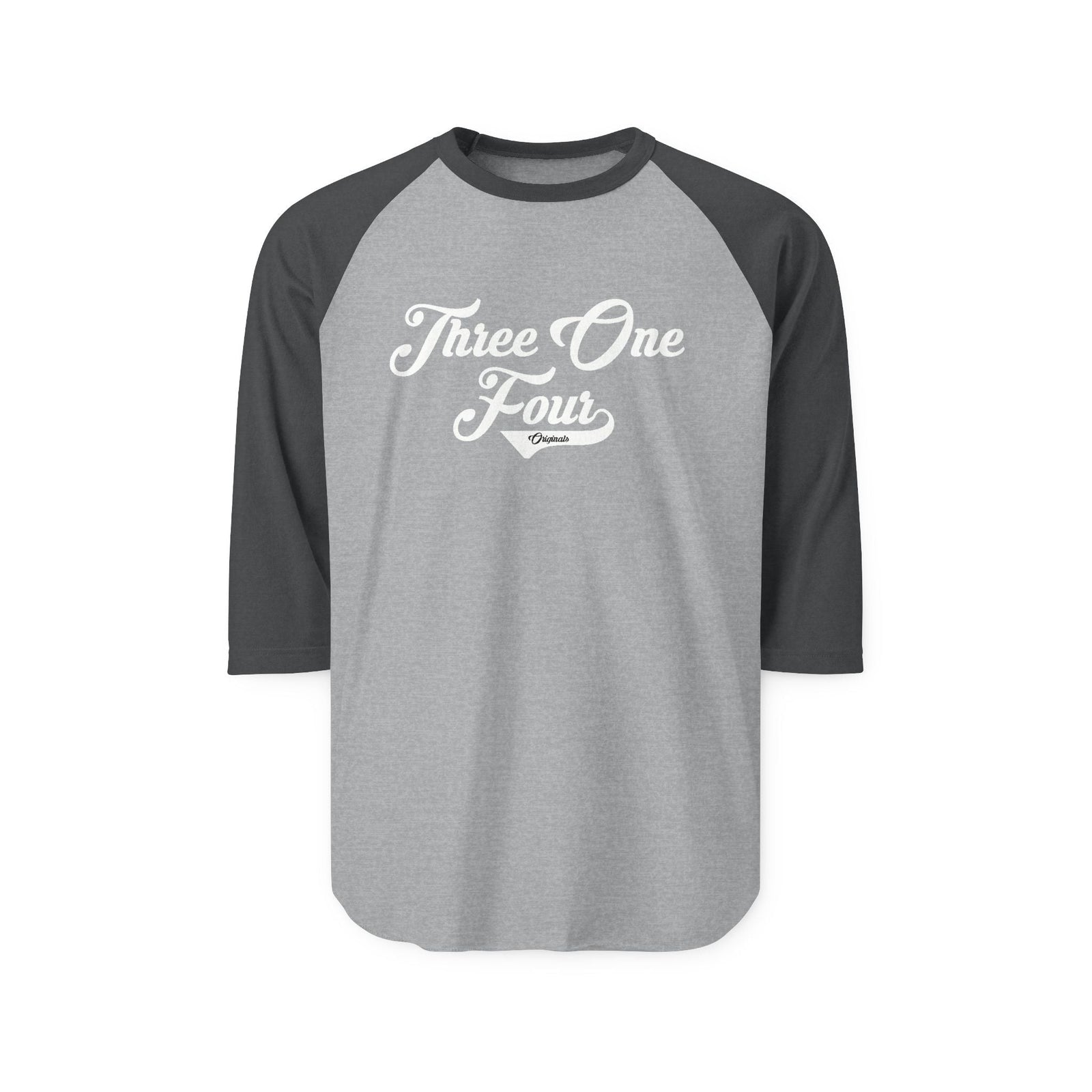'Three One Four' Retro Script Baseball Tee - 314 Originals