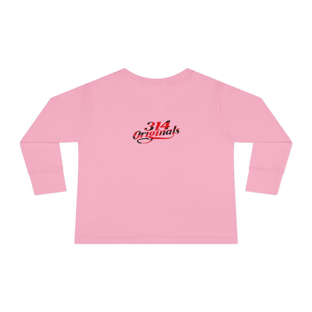 Toddler Long Sleeve Tee — Cute Ladybug Chest Design with “314 Original” Back - 314 Originals