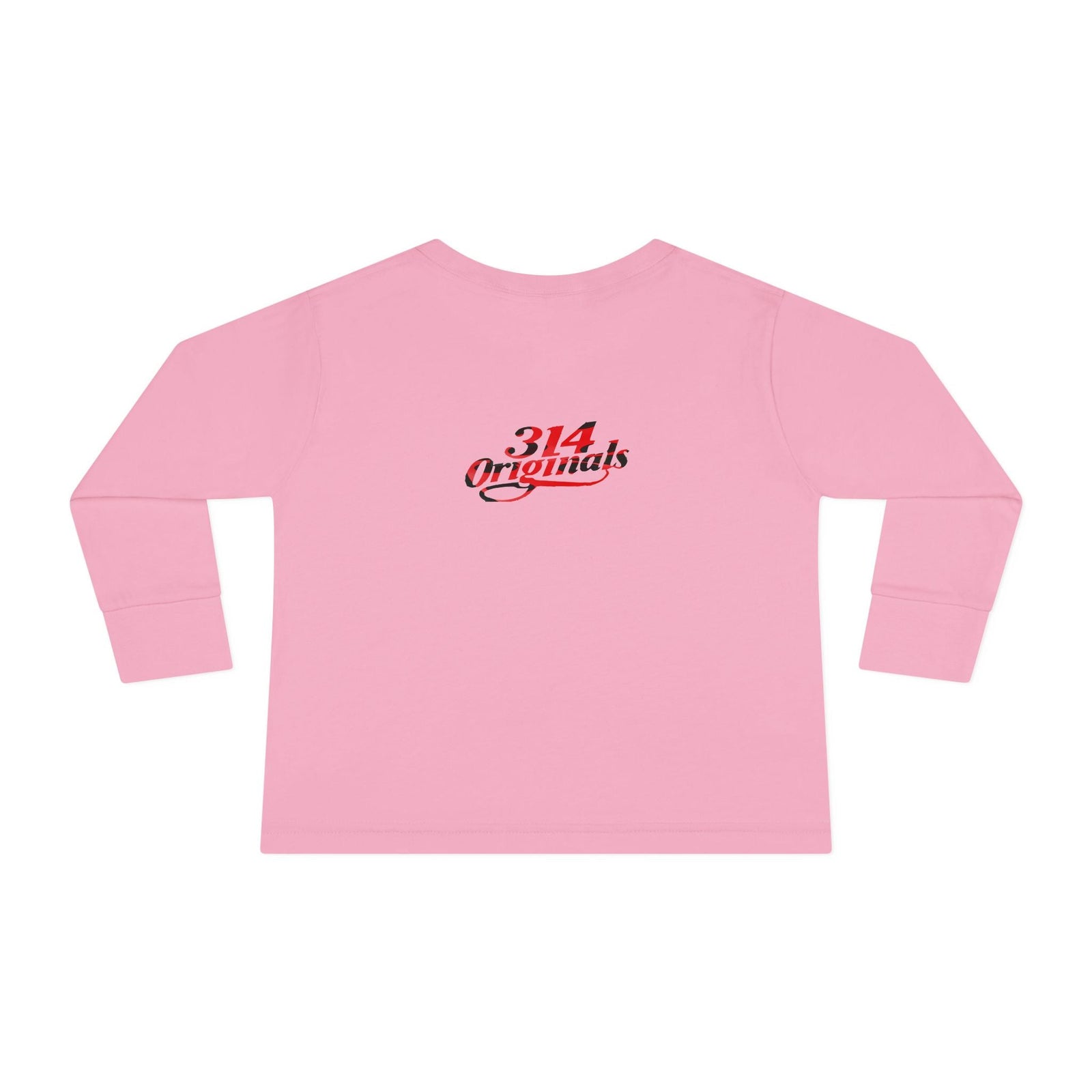 Toddler Long Sleeve Tee — Cute Ladybug Chest Design with “314 Original” Back - 314 Originals