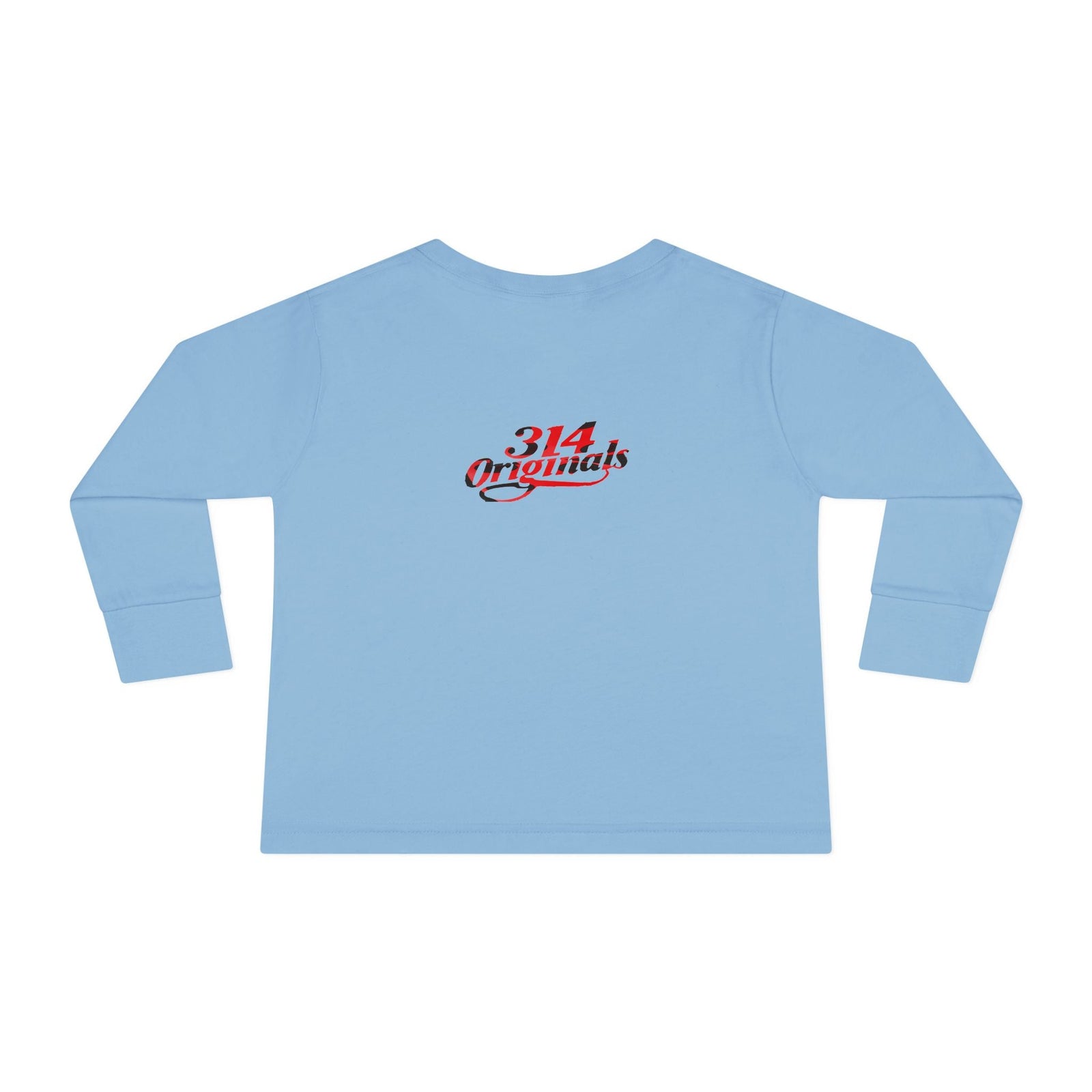 Toddler Long Sleeve Tee — Cute Ladybug Chest Design with “314 Original” Back - 314 Originals