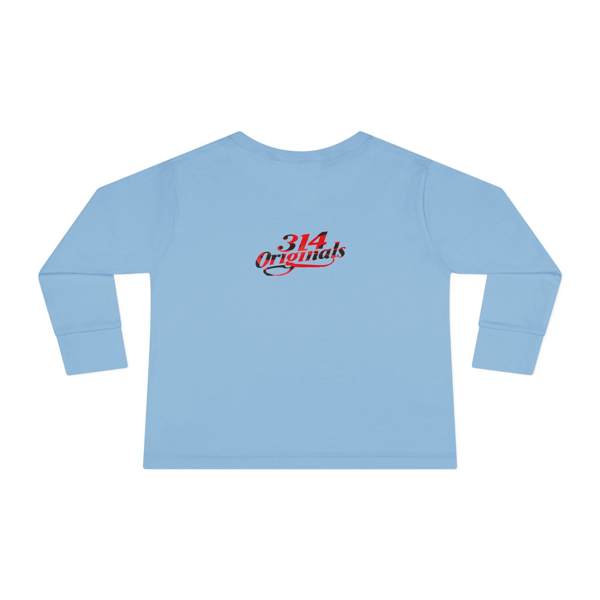 Toddler Long Sleeve Tee — Cute Ladybug Chest Design with “314 Original” Back - 314 Originals