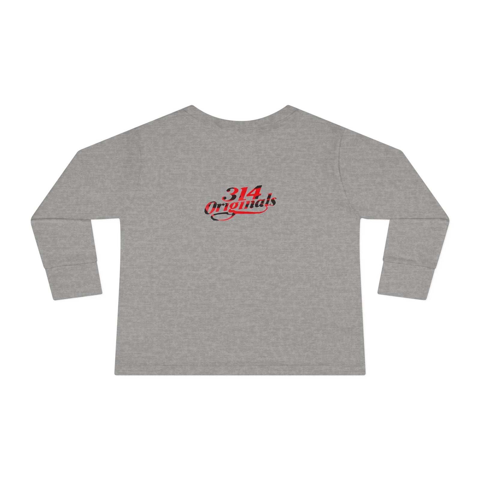 Toddler Long Sleeve Tee — Cute Ladybug Chest Design with “314 Original” Back - 314 Originals