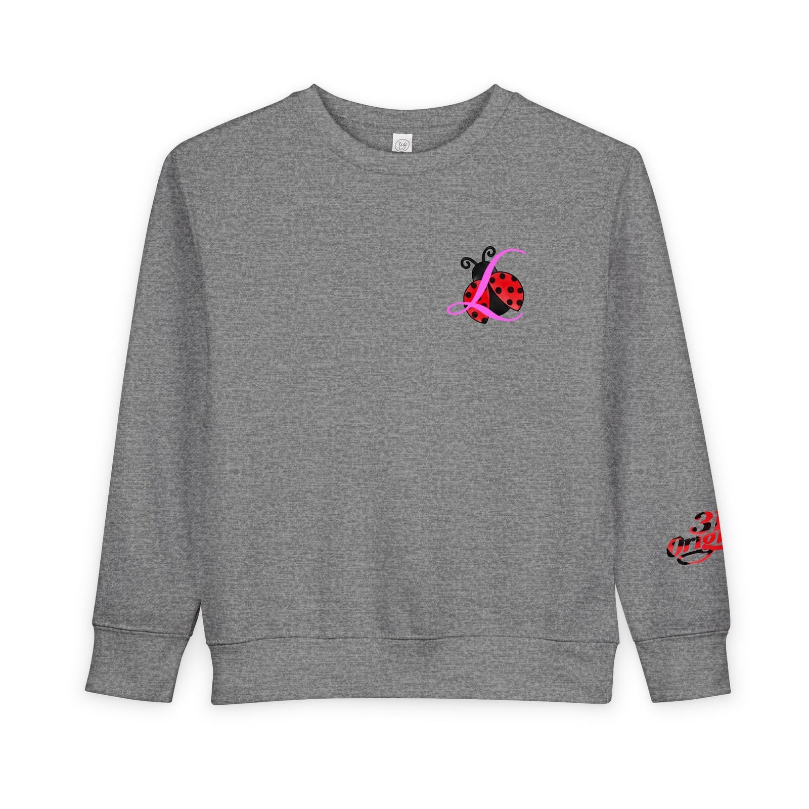 Toddler Sweatshirt — Cute Ladybug Graphic Crewneck for Kids - 314 Originals