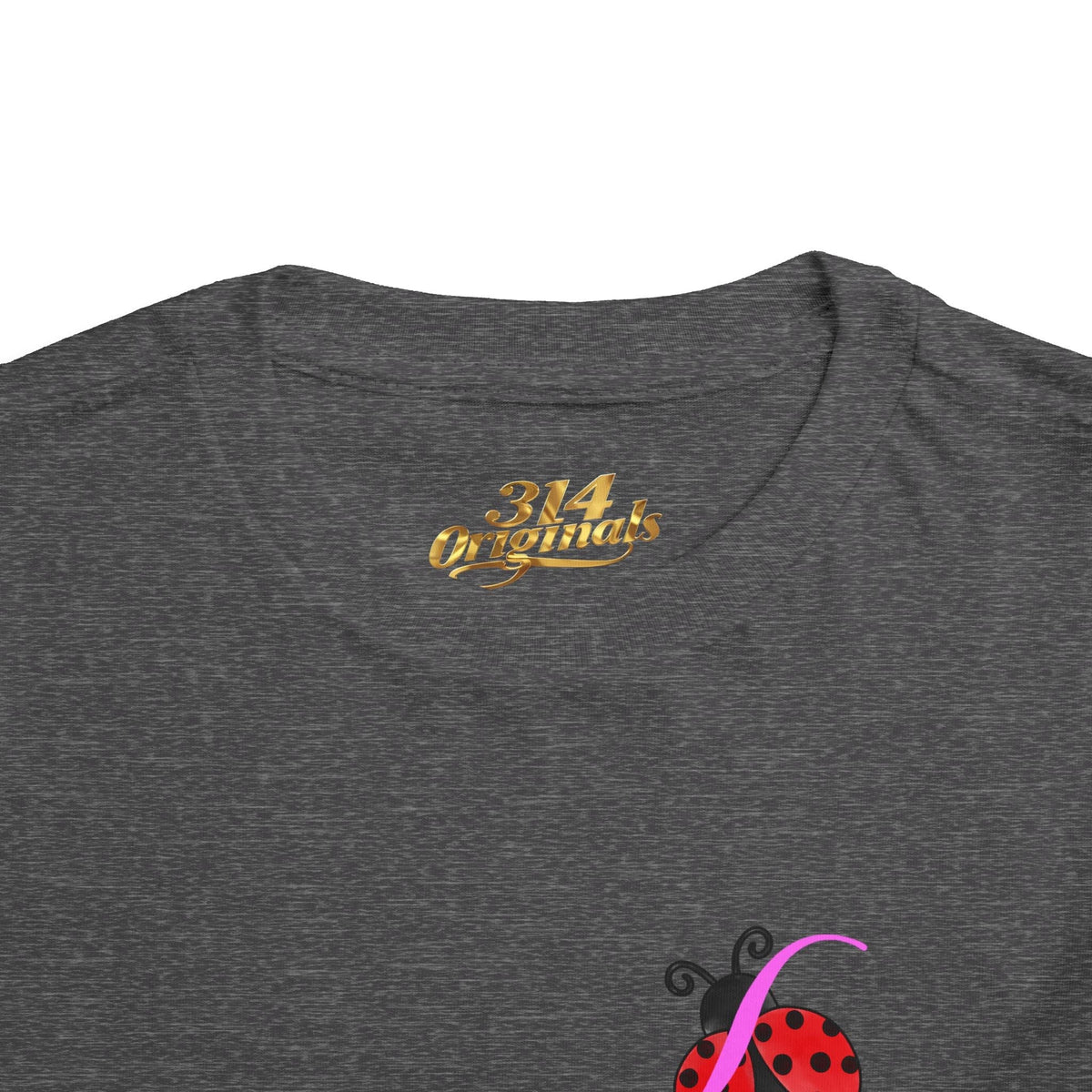 Toddler Tee — Cute Ladybug Graphic Kids Shirt - 314 Originals