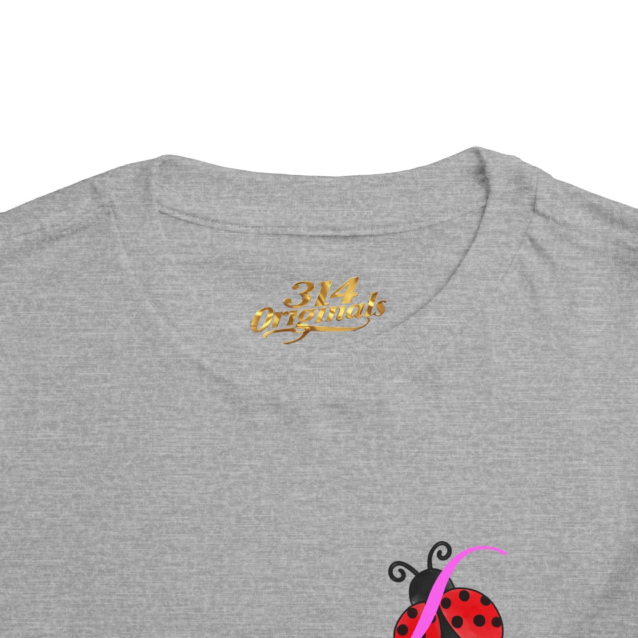 Toddler Tee — Cute Ladybug Graphic Kids Shirt - 314 Originals