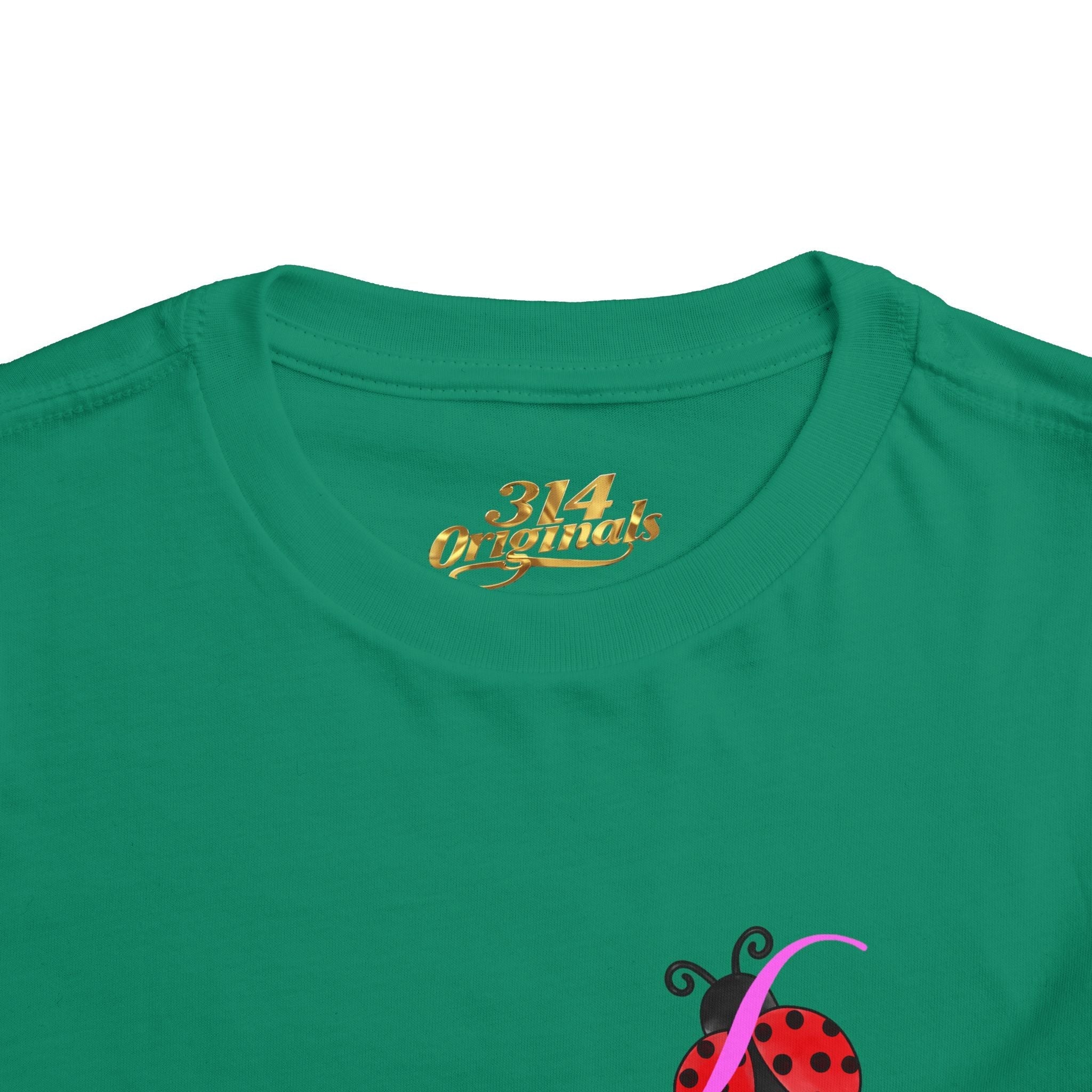Toddler Tee — Cute Ladybug Graphic Kids Shirt - 314 Originals