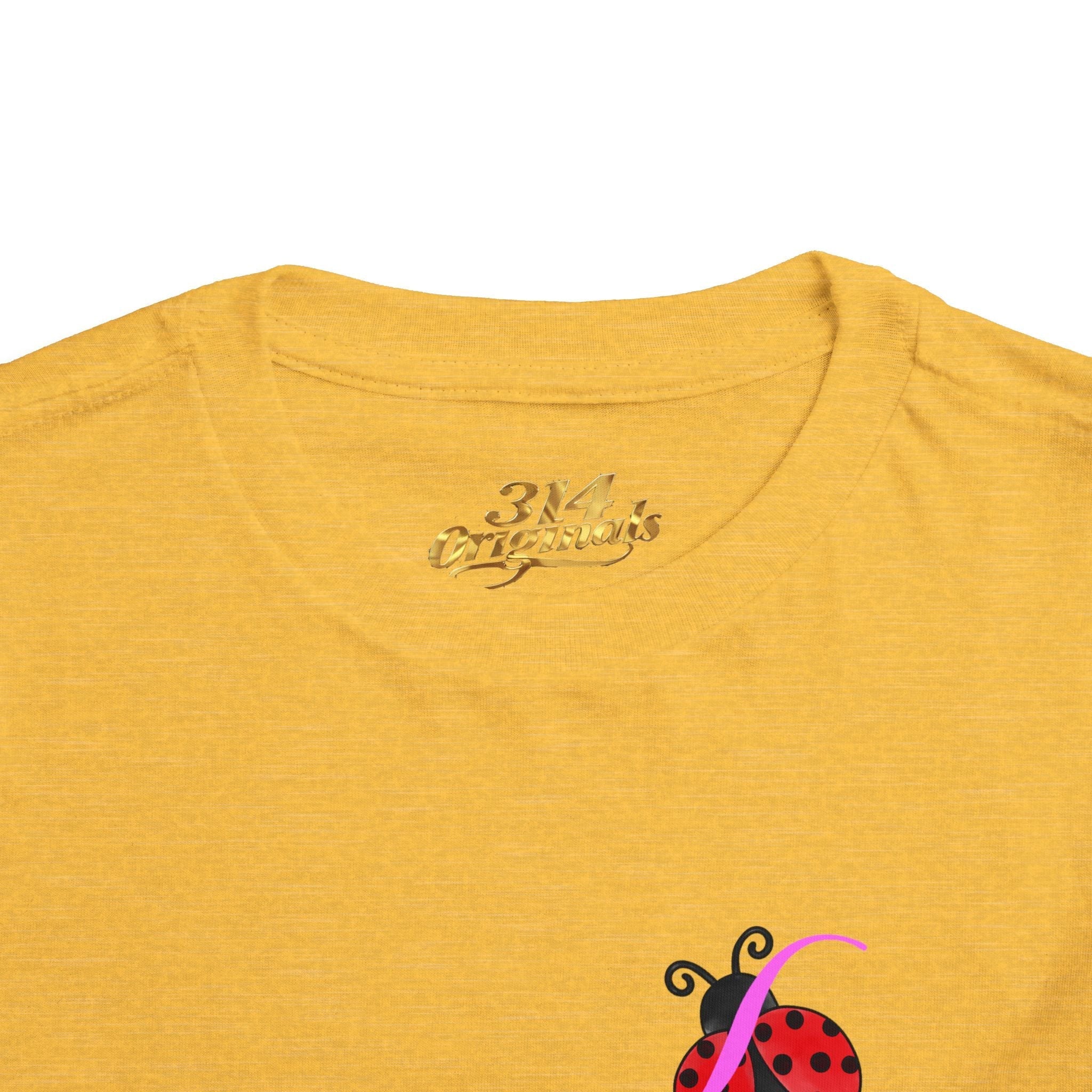 Toddler Tee — Cute Ladybug Graphic Kids Shirt - 314 Originals