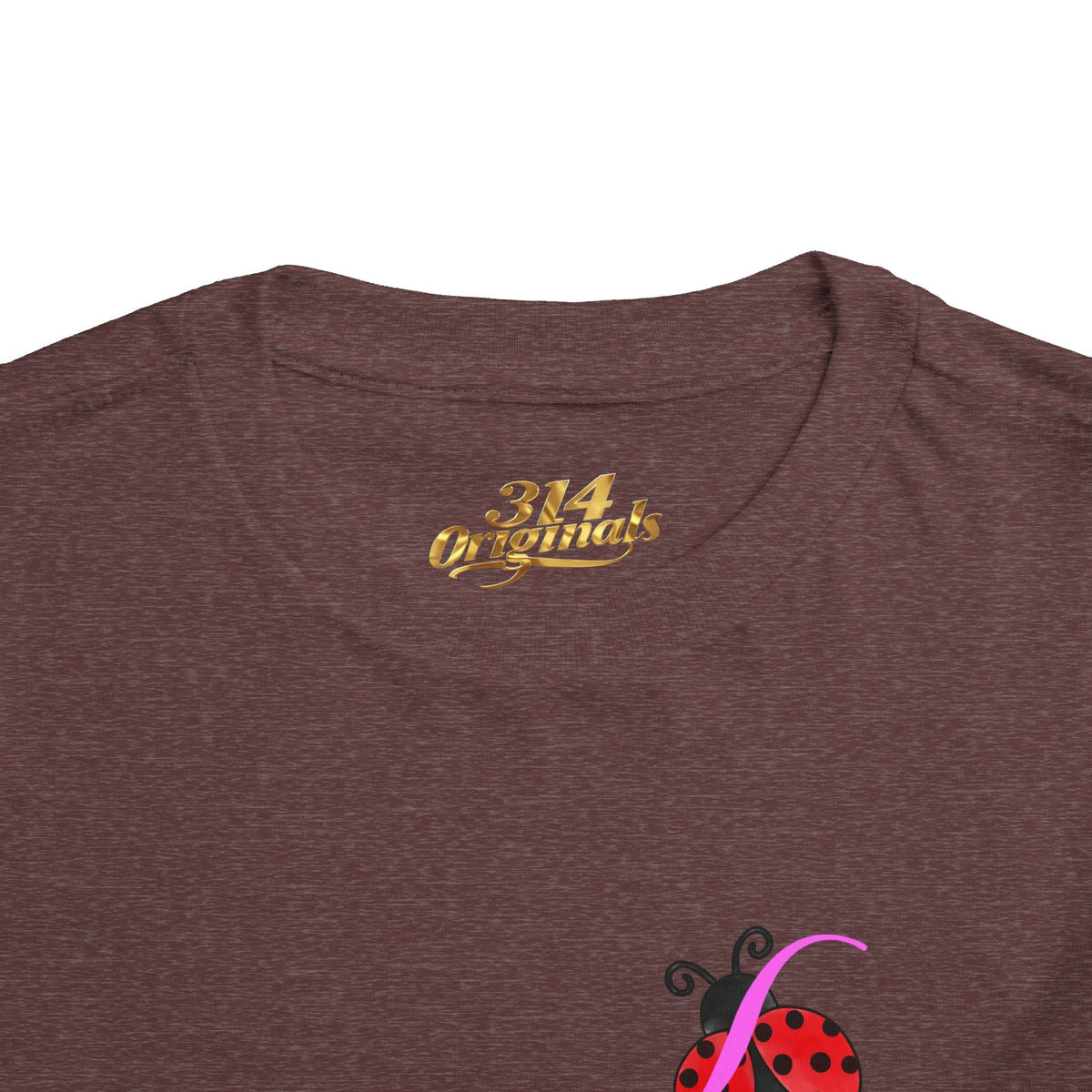 Toddler Tee — Cute Ladybug Graphic Kids Shirt - 314 Originals