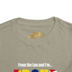 Toddler Tee — "From the Lou and I’m... Proud" St. Louis Flag Kids Shirt - 314 Originals