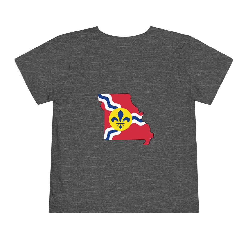 Toddler Tee — "From the Lou and I’m... Proud" St. Louis Flag Kids Shirt - 314 Originals
