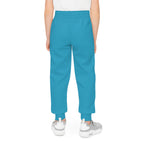 Turquoise Youth Joggers with 314 Originals Side Graphic — Kids Athletic Sweatpants - 314 Originals