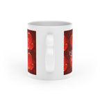 Valentine Love Mug — Red Heart Pattern Coffee Cup - 314 Originals