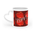 Valentine Love Mug — Red Heart Pattern Coffee Cup - 314 Originals