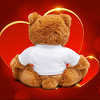 Valentine Teddy Bear - 'I Love U Beary Much' Plush with Bow Tie - 314 Originals